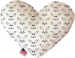 Bunny Face Heart Dog Toy (size: 6 Inch)
