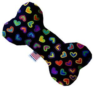 Bright Canvas Bone Dog Toy (size: 10 Inch)