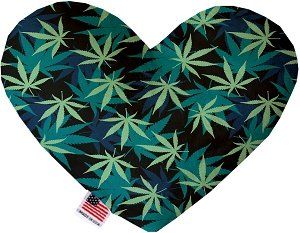 Mary Jane Blues Canvas Heart Dog Toy (size: 6 Inch)