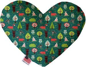 Forest Follies Canvas Heart Dog Toy (size: 6 Inch)