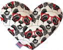 Hip Pandas Canvas Heart Dog Toy