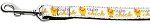 Cute Chick Nylon Ribbon Collars (size: 1 wide 4ft Leash)