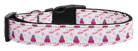 Cakes and Wishes Nylon Ribbon Collars (size: large)