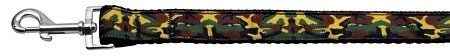 Green Camo Nylon Ribbon Dog Collars