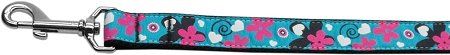 Aqua Love Nylon Ribbon Dog Collars