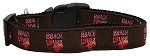 Beach Lover Nylon Dog Collar (size: Medium Narrow)