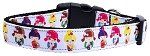 Crazy for Kimonos Nylon Ribbon Dog Collars (size: large)