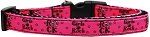 Girls Rock Nylon Ribbon Dog Collar (size: Medium Narrow)