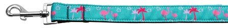 Pink Flamingos Nylon Ribbon Dog Collars