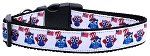 American Owls Ribbon Dog Collars (size: large)
