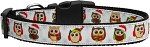 Snowy Owls Dog Collar (size: large)