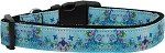Dreamy Blue Dog Collar (size: large)