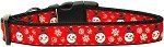 Snowmen Nylon Dog Collar (size: large)