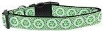 Reduce Paw Print Nylon Dog Collar (size: large)