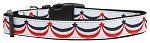 American Swag Nylon Dog Collar (size: large)
