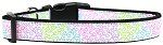 Summer Swirls Nylon Dog Collar (size: large)