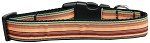 Autumn Stripes Nylon Dog Collar (size: large)