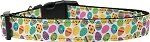 Confetti Eggs Nylon Dog Collar (size: large)