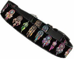 Dream Catcher Nylon Dog Collar (size: LG)