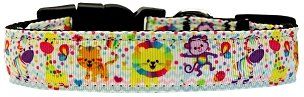 Jungle Party Animals Nylon Dog Collar (size: large)