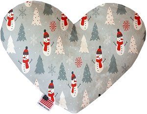 Look at Frosty Go Canvas Heart Dog Toy (size: 6 Inch)