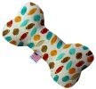 Football Frenzy Canvas Bone Dog Toy