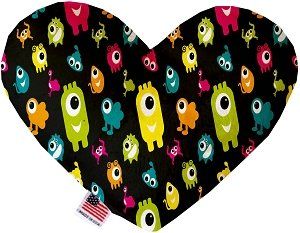 Monster Zoo Canvas Heart Dog Toy (size: 6 Inch)