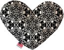 Spinning Skulls Canvas Heart Dog Toy