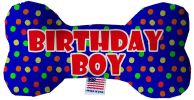 Birthday Boy Fluffy Bone Dog Toy