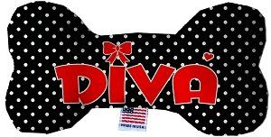 Diva Fluffy Bone Dog Toy (size: 10 Inch)