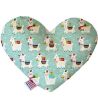 Holiday Llamas Heart Dog Toy