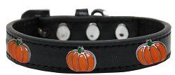 Pumpkin Widget Dog Collar (size: Black Size 10)