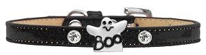 Candy Corn Charm Dog Collar (size: Black Ice Cream Size 10)