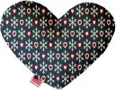 Snowflakes and Hearts Heart Dog Toy