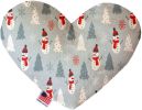 Look at Frosty Go Heart Dog Toy