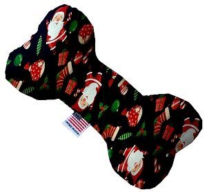 Santa Fun Bone Dog Toy (size: 10 Inch)