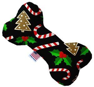 Candy Cane Chaos Bone Dog Toy (size: 10 Inch)