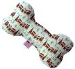 Christmas Trains Bone Dog Toy