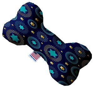 Blue Star of David Bone Dog Toy (size: 10 Inch)