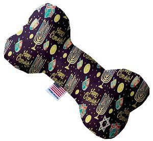 Happy Chanukah Bone Dog Toy (size: 10 Inch)