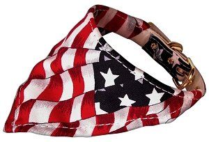 America the Beautiful Bandana Collars (size: Patriotic 10)