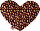 Halloween Candy Confetti Canvas Heart Dog Toy