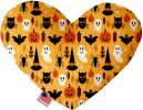 Happy Halloween Canvas Heart Dog Toy