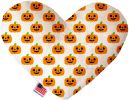 Happy Pumpkins Canvas Heart Dog Toy