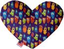 Party Monsters Canvas Heart Dog Toy