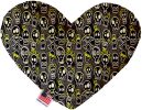 Skater Skulls Canvas Heart Dog Toy
