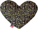 Skater Skulls Canvas Heart Dog Toy