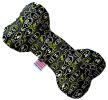Skater Skulls Canvas Bone Dog Toy