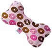 Pink Donuts Bone Dog Toy