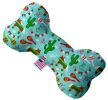 Turquoise Fiesta Bone Dog Toy